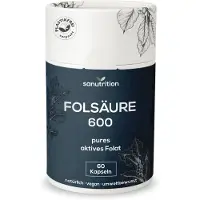Sanutrition - Folsäure 600 µg 12 g Kapseln