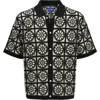 Jack & Jones Hemd Cartagena 12278724 Schwarz Loose Fit