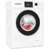 Exquisit Waschmaschine WA9214-340A weiss | 9 kg Fassungsvermögen | Energieeffizienzklasse A | 16 Waschprogramme | Kindersicherung | Startzeitvorwahl