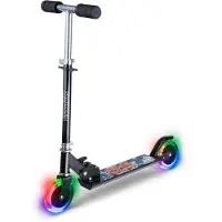 Ginza.se - Black scooter with LED lights (83153)