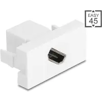 DeLOCK 90874, Weiß, HDMI, HDMI, Weiblich, Weiblich, 22,5 mm