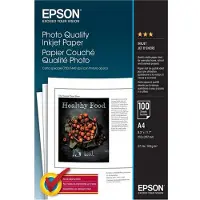 Epson Fotopapier In Hoher Qualität Für Tintenstrahldrucker A4 100 Blatt 102gr