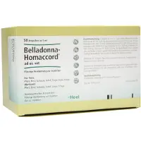 Heel Belladonna Homaccord ad us.vet.Ampullen 50 St Ampullen