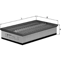 MAHLE ORIGINAL Luftfilter LX 518