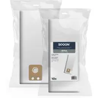 SQOON Staubsaugerbeutel 10 Stück Geeignet für Nilfisk GD1000, VP300 & VP600, Hochwertige Filterbeutel, Langlebig & Passgenau