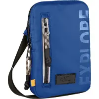 Camel active Handytasche "Explore" wasserabweisendes recyceltes Nylon und reflektierende Reißverschlüsse