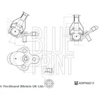 Blue Print Trag-/Führungsgelenk ADBP860213
