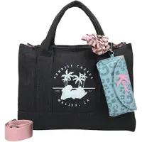 Fritzi aus Preußen Schultertasche Umhängetasche Malibu Denim Limited Barbie Tote Bag Blacky schwarz