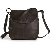 Harold's Leder Umhängetasche Schultertasche Submarine Shoulderbag Black schwarz