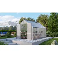 Vitavia Vitavia, Gewächshaus "Meridian 2 9900", aluminium, 9,9 m², 6 mm HKP
