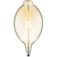 Home Sweet Home LED-Leuchtmittel 'Home Sweet Home' dimmbar gold E27 4 W 400 lm warmweiß