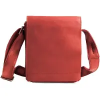 Harold's Leder Umhängetasche Campo Crossbag Red rot