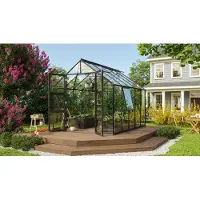Vitavia Vitavia, Gewächshaus "Olymp 8300", schwarz, 8,3 m², 3 mm ESG