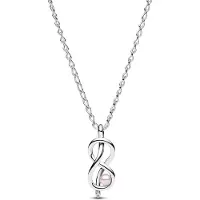 Pandora 393762C01-50 Damen-Kette Unendlichkeitsknoten Silber
