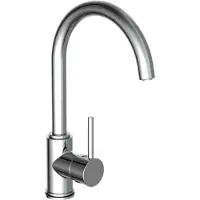 Schutte Küchenarmatur CASALLA, Niederdruck Armatur Küche, Wasserhahn Küche Chrom