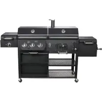 El Fuego Gasgrill Kombigrill 4 in 1 Arizona AY0534 Holzkohlegrill