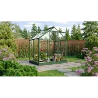 Vitavia Gewächshaus "Triton 2500" inkl. Stahlfundament smaragd grün 2,5 m² 3 mm ESG