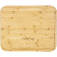 Cozze Servierbrett Pizza Bamboo mit Saftrinne