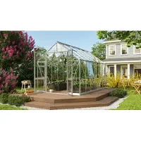 Vitavia Gewächshaus "Olymp 9900" aluminium 9,9 m² 3 mm ESG