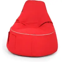 Hannah Home , Golf - Red, Sitzsack, Rot, 80 x 30 x 75 cm