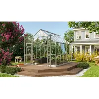 Vitavia Gewächshaus "Olymp 8300" aluminium 8,3 m² 3 mm ESG