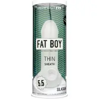 Perfect Fit - Fat Boy Thin - Penishülle (15 cm, weiß)