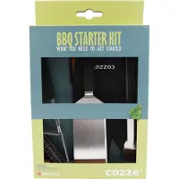 Cozze BBQ Werkzeuge Schwarz (4-teilig)