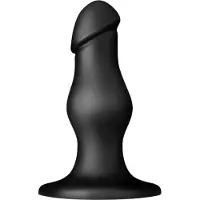 BUTTR FIM-92 - Saugnapf Anal-Dildo (schwarz)