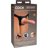 King Cock Elite Anfänger - Strap-on Dildo (natur)