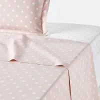 La redoute interieurs Bettlaken Clarisse, Reine Baumwolle Mit Tupfenmuster