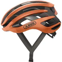 ABUS Rennradhelm AirBreaker - High-End Fahrradhelm für den professionellen Radsport - für Jugendliche und Erwachsene - Helm für Damen und Herren - Orange, Größe S (51-55 cm)