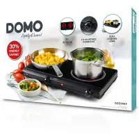 Domo 2-flammiges Glaskeramikkochfeld, 2500 w DO339KP