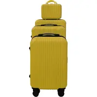 NTK Hartschalenkoffer 4er-Set Frenzi Gelb
