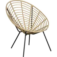 Ebuy24 (4er Set) Relax Loungesessel Natur.