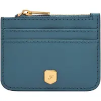 Fossil Kartenhalter Schlüsselmäppchen Lennox Zip Card Case Drizzle blau
