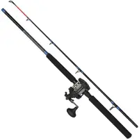 Kinetic Boat Cc Trolling-kombination Schwarz 1.83 m / 100-400 g Schwarz 1.83 m