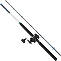 Kinetic Fantastica Cc Trolling-kombination 2 Abschnitte Schwarz 1.83 m / 100-400 g Schwarz 1.83 m