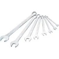 Hazet Ringmaulschlüsselsatz 600LG/8, SW 10-32 mm, Form A, CV-Stahl, extra lang, verchromt, 8-teilig