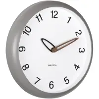 Karlsson - Wanduhr Bella - Dunkelgrau - 4.2x30x30cm