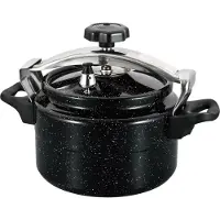 ROYAL SWISS Schnellkochtopf 15 Liter – Edelstahl Dampfkochtopf für Induktion, Gas & Elektro