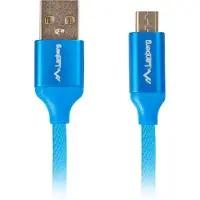 Lanberg CA-USBM-20CU-0018-BL USB Kabel USB 2.0 Micro-USB A USB A