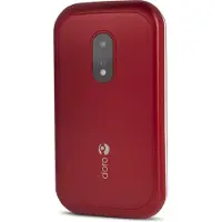 Doro 6040, Klapphandy, Dual-SIM, 7,11 cm (2.8"), 3 MP, 1000 mAh, Rot, Weiß