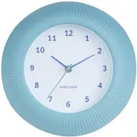 Karlsson - Wanduhr Tender Rib - Misty Blue - Ø25cm