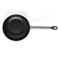 Comas Tiefe Bratpfanne Vulcano, Pfanne, Aluminium, Silber, Schwarz, 40 cm, 9976