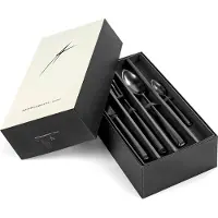 Serax - Ann Demeulemeester - Zoe Besteckset - Schwarz (24er Set)