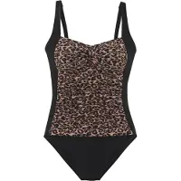 Vivance Badeanzug "Thora" mit modischem Leo-Print