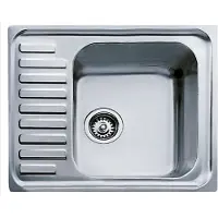 Teka Classic 1C, Unterbauspüle, Rechteckig, Edelstahl, Edelstahl, 1 Becken, 406 x 406 mm