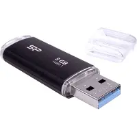 Silicon Power 8GB Blaze B02, 8 GB, USB Typ-A, 3.2 Gen 1 (3.1 Gen 1), Kappe, 8 g, Schwarz