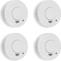 Smartwares FSM-11514 Rauchwarnmelder 4er Pack RM250, Photoelektrischer Reflexionsmelder, Kabelgebunden, Weiß, Haus, Büro, ABS, 85 dB