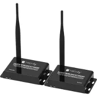 Techly IDATA HDMI-WL55 Audio-/Video-Leistungsverstärker AV-Sender & -Empfänger Schwarz